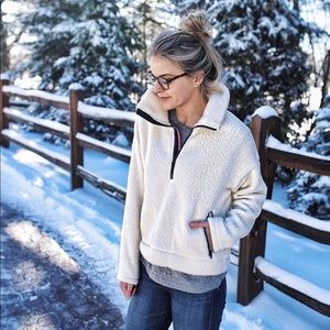 j crew half zip fleece